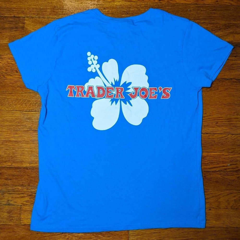 Blue Trader Joe's tee